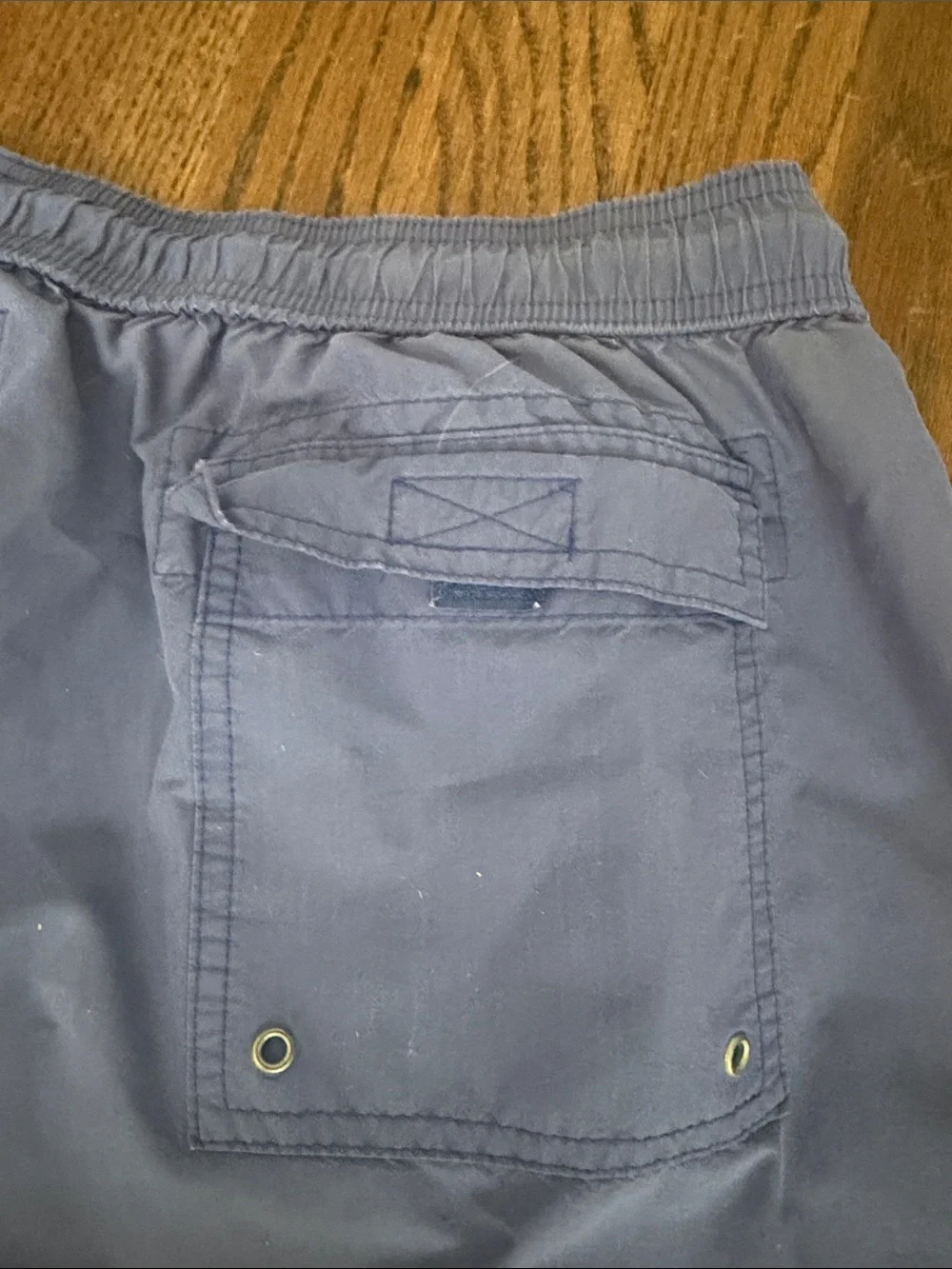 Men's Brooks brothers Blue Drawstring swim trunks Shorts sz large